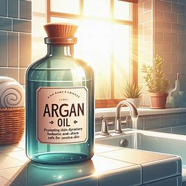 Argan oil brightens the skin