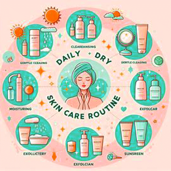 Dry skin routine